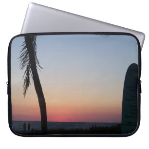 Gulf sunset colours on laptop sleeve