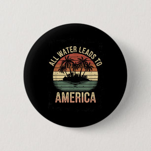 Gulf Usa America Humourous Trump Patriotic 2025 6 Cm Round Badge