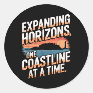 Gulf Usa America Humourous Trump Patriotic 2025 Classic Round Sticker