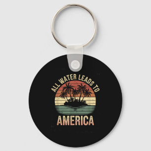 Gulf Usa America Humourous Trump Patriotic 2025 Key Ring
