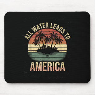 Gulf Usa America Humourous Trump Patriotic 2025 Mouse Pad