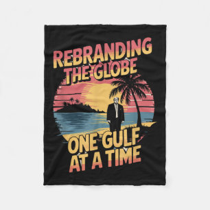 Gulf Usa America Humourous Trump Patriotic 2025 Pr Fleece Blanket