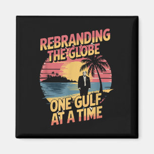 Gulf Usa America Humourous Trump Patriotic 2025 Pr Magnet