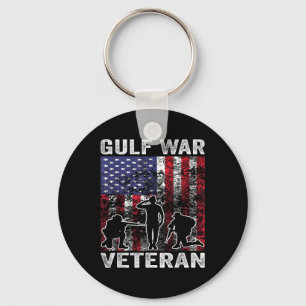 Gulf Veteran Military Gulf War Veteran Usa  Key Ring