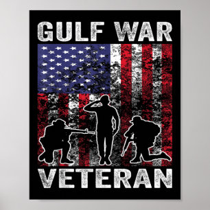 Gulf Veteran Military Gulf War Veteran Usa Poster