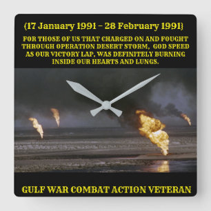 GULF WAR VET CLOCK