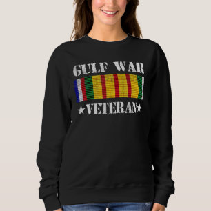 Gulf War Veteran Pride Persian Gulf Service Ribbon Sweatshirt
