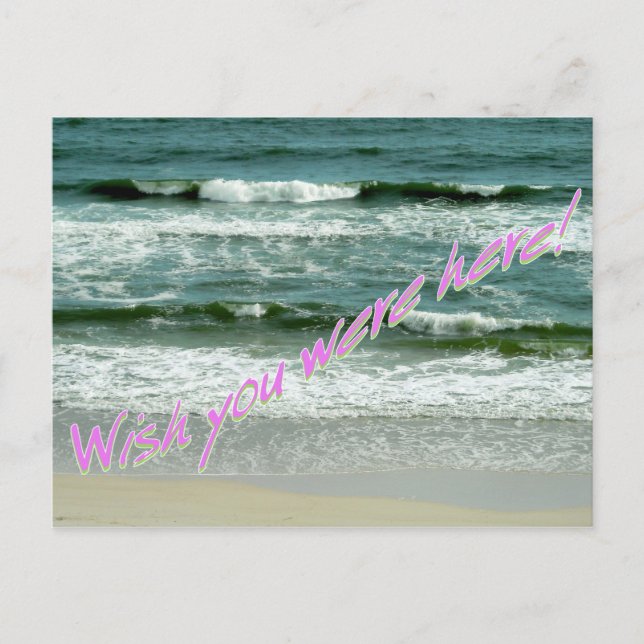 Gulf Waves Postcard (Front)