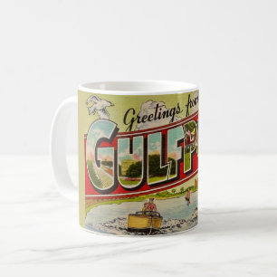 Gulfport Mississippi Greetings Postcard Coffee Mug