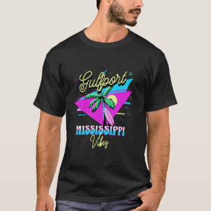 Gulfport Mississippi Palm Tree Vacation Tropical F T-Shirt