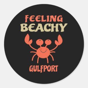 Gulfport Vacation - Mississippi Family Trip Classic Round Sticker