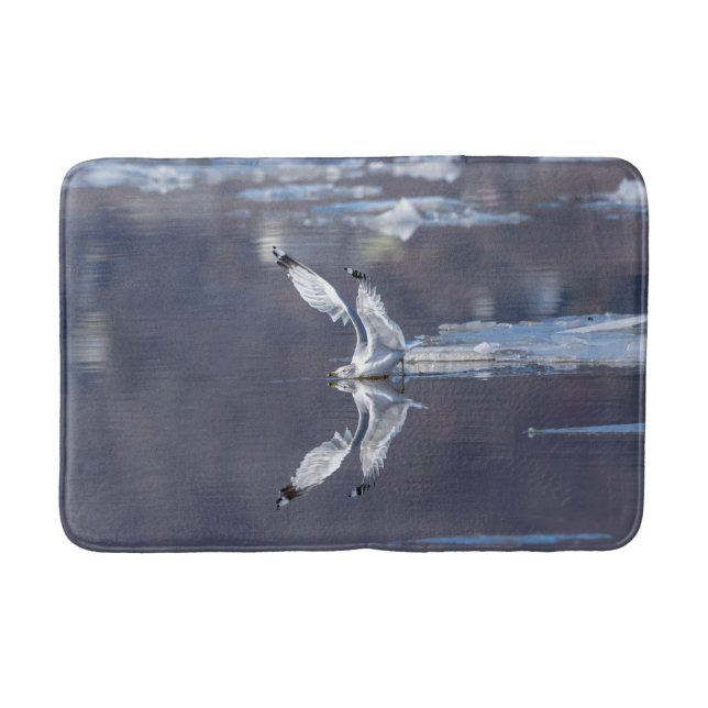 Gull Reflections Bath Mat (Front)