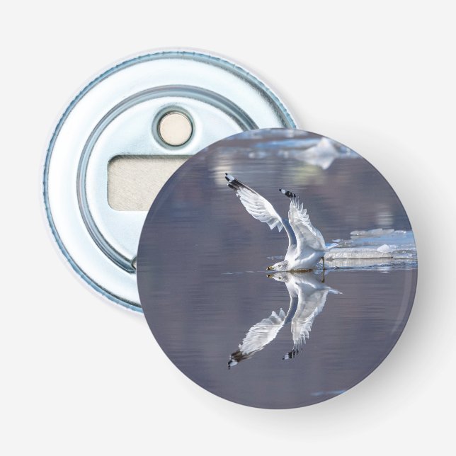Gull Reflections Bottle Opener (Front)