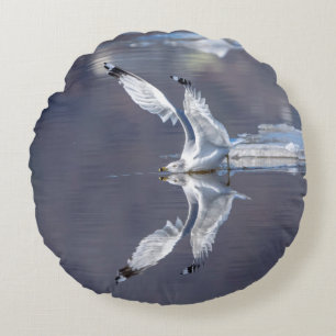 Gull Reflections Round Cushion