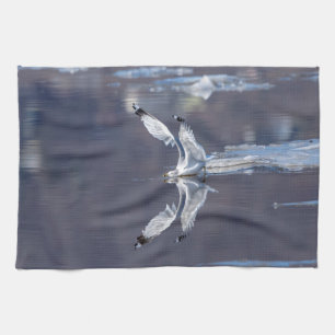 Gull Reflections Tea Towel