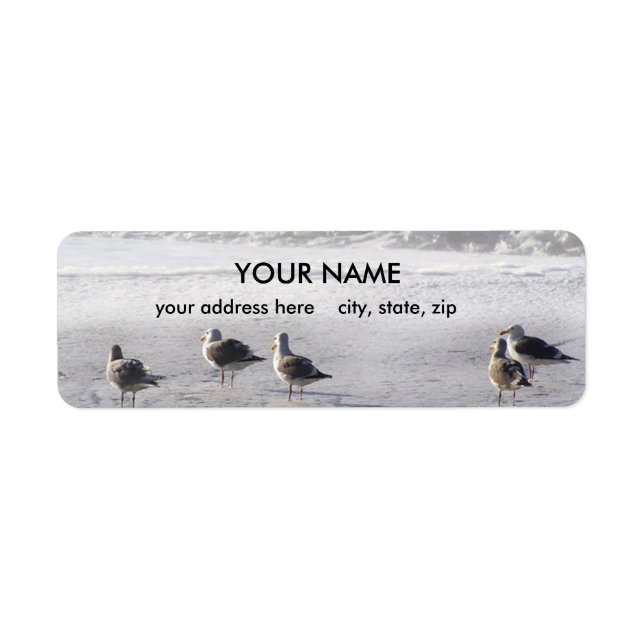Gull Squad Return Address Label (Front)