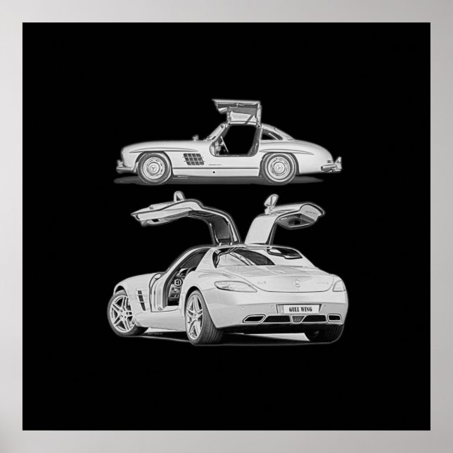 Gull Wing Then and Now Poster (Front)