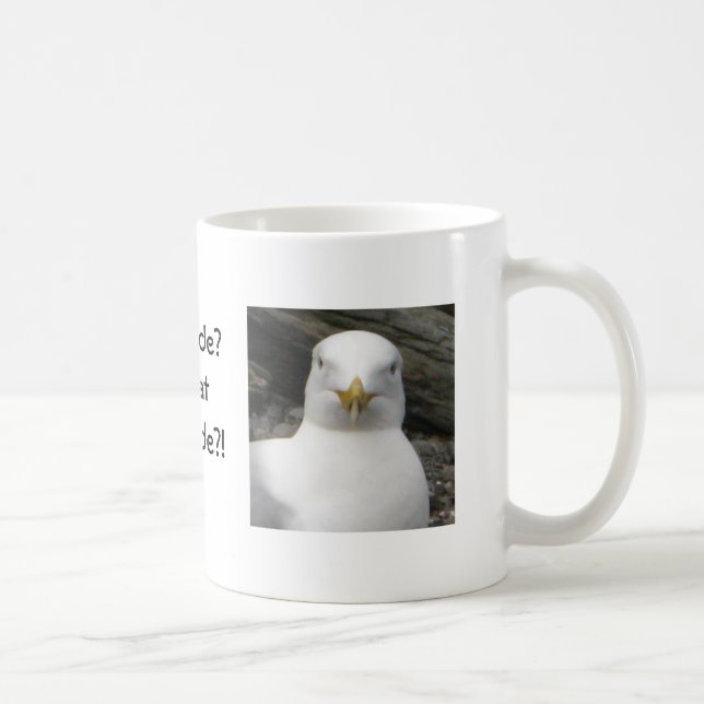 Gull with attitude coffee mug (Right)