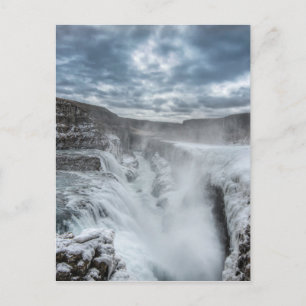 Gullfoss Waterfall, Iceland Postcard