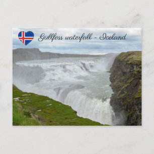 Gullfoss waterfall - Southwest Iceland Postcard
