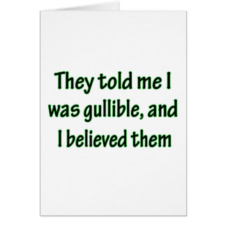 Gullible