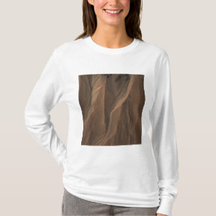 Gullies at the Edge of Hale Crater, Mars T-Shirt