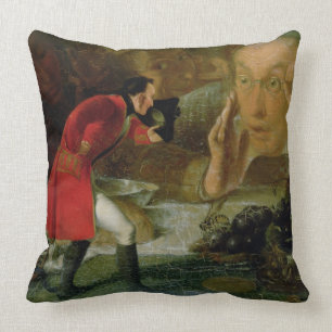Gulliver Exhibited to the Brobdingnag Farmer Cushion