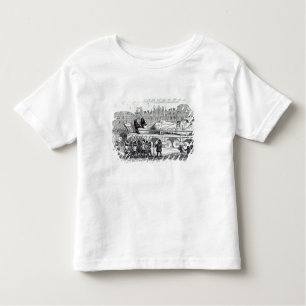 Gulliver transported to the Lilliputian Toddler T-Shirt