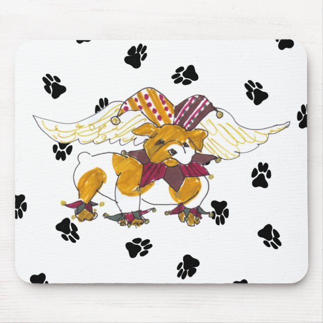Gulliver's Angels Bulldog Mousepad (Front)