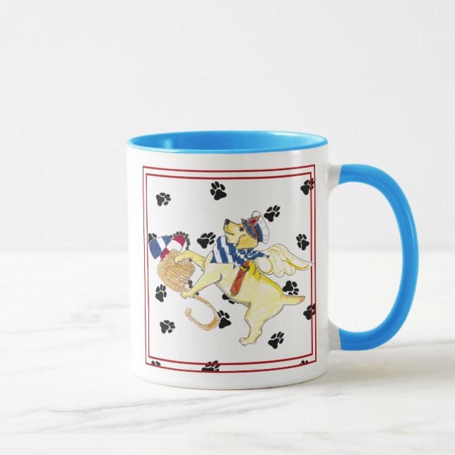 Gulliver's Angels Sailor Lab Mug (Right)