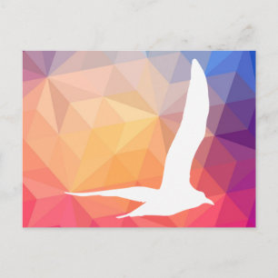 Gulls Pictograph Postcard