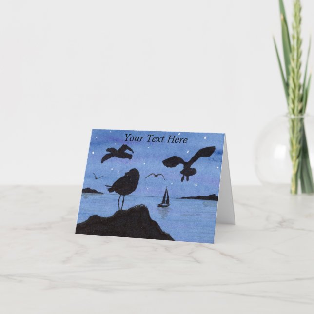 Gulls Thank You Card (Front)