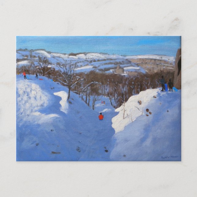 Gully Black Rocks Derbyshire 2009 Postcard (Front)