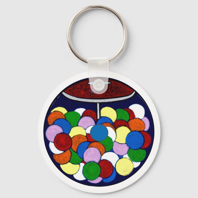 Gum Ball Eye Candy Key Ring (Front)
