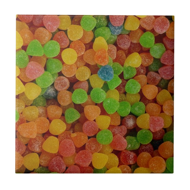 Gum Drops Ceramic Tile (Front)