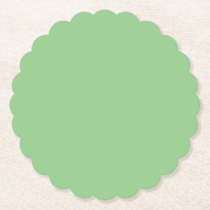 Gum Leaf,Pale Leaf,Pixie Green, Paper Coaster