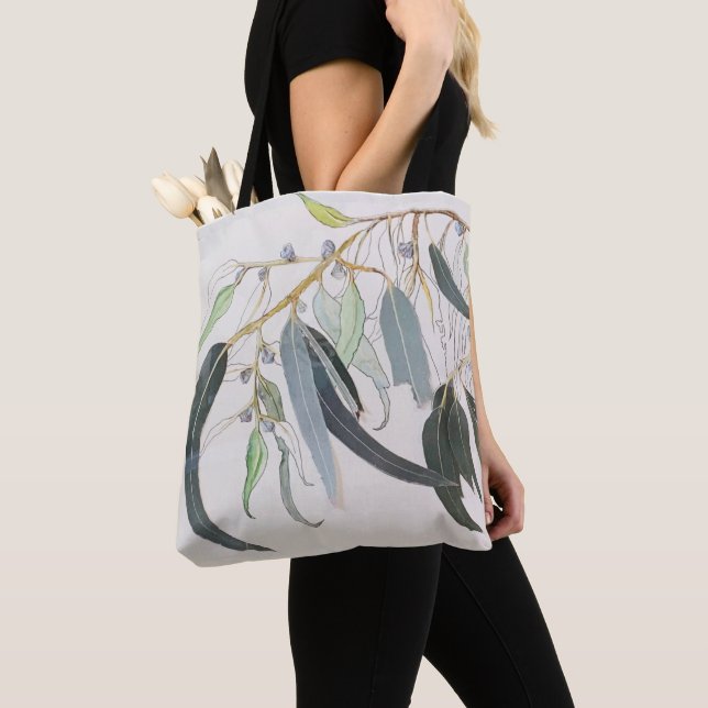 gum leaf tote bag (Close Up)