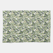 Gum Leaves tea towel