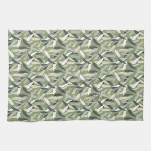 Gum Leaves tea towel