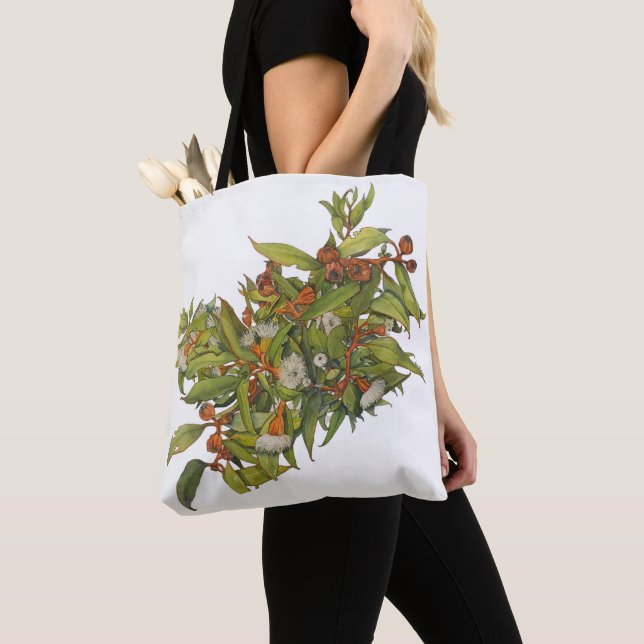 Gum Leaves Tote Bag (Close Up)
