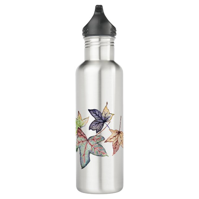 Gum Tree Leaves in the Fall 710 Ml Water Bottle (Right)