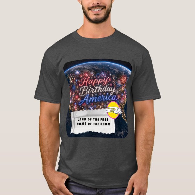 Gum Wrapper Jokes 4th of July T-Shirt (Front)