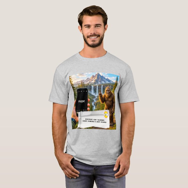 Gum Wrapper Jokes Bigfoot Tshirt (Front Full)