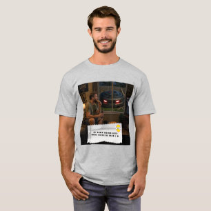 Gum Wrapper Jokes Robot Lawn Mower T-Shirt