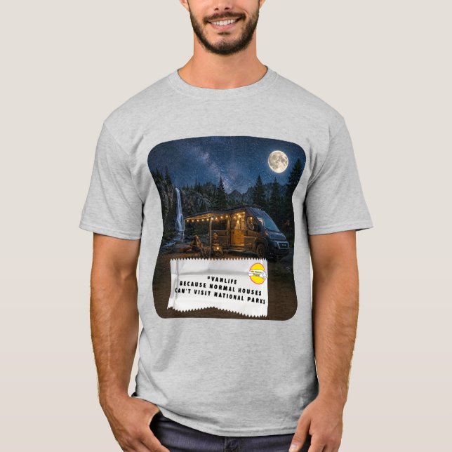 Gum Wrapper Jokes Vanlife T-Shirt (Front)