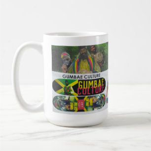 GUMBAE CULTURE. Two-Tone Mug, 15 oz Coffee Mug