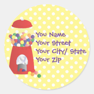 Gumball Fantasy Classic Round Sticker