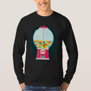 Gumball Machine Candy Dispenser Sweets Candy T-Shirt