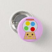 gumball machine cute! 3 cm round badge (Front & Back)