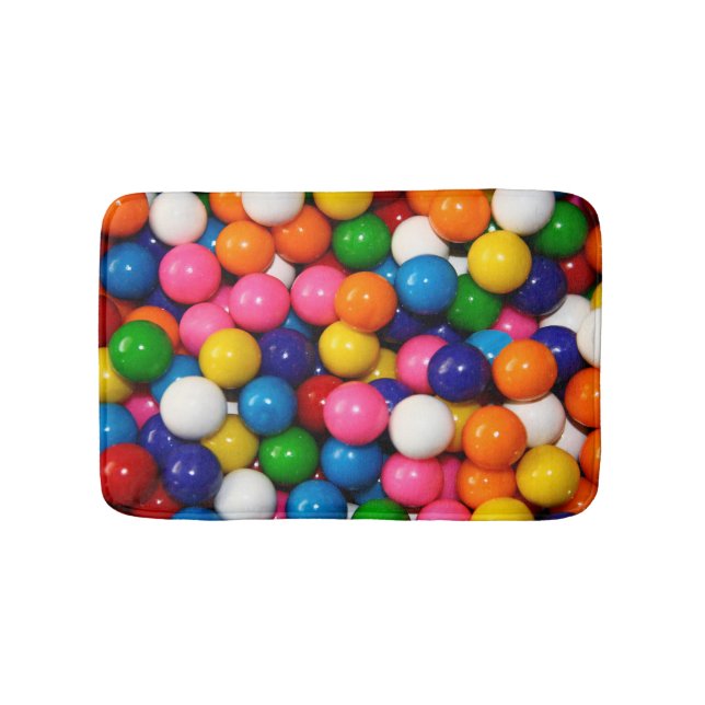 Gumballs Bath Mat (Front)